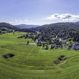 Babno Polje from the air
