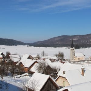 Babno Polje in winter