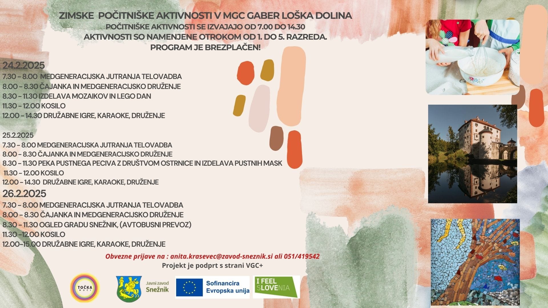 Zimske počitniške aktivnosti za otroke