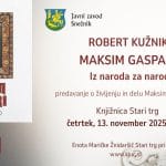 Robert Kužnik: Maksim Gaspari