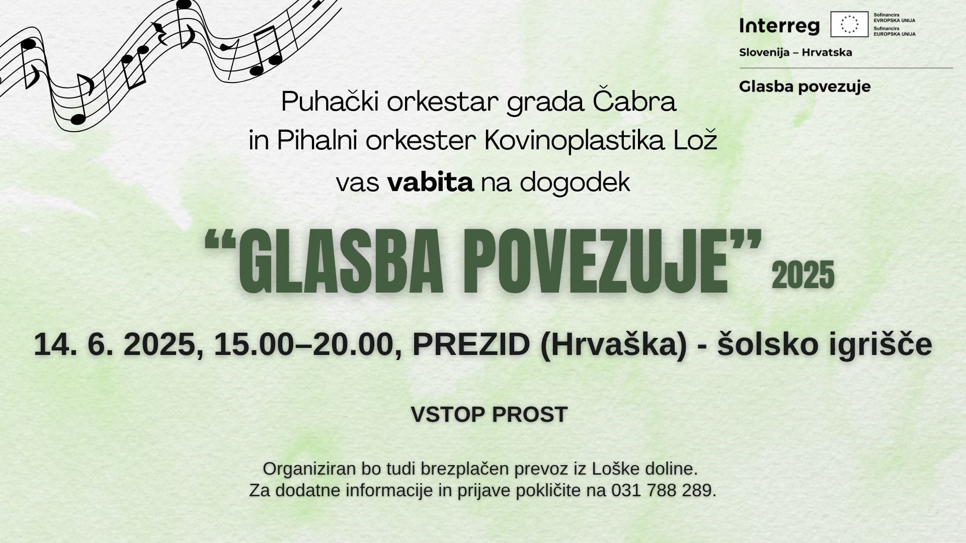 Glasba povezuje 2025