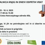 Izmenjevalnica knjig in dnevi odprtih vrat