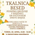 Tkalnica besed: pesniško druženje v knjižnici