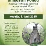 Binkoštni pohod do cerkve sv. Miklavža na Slivnici s sveto mašo ob 17. uri