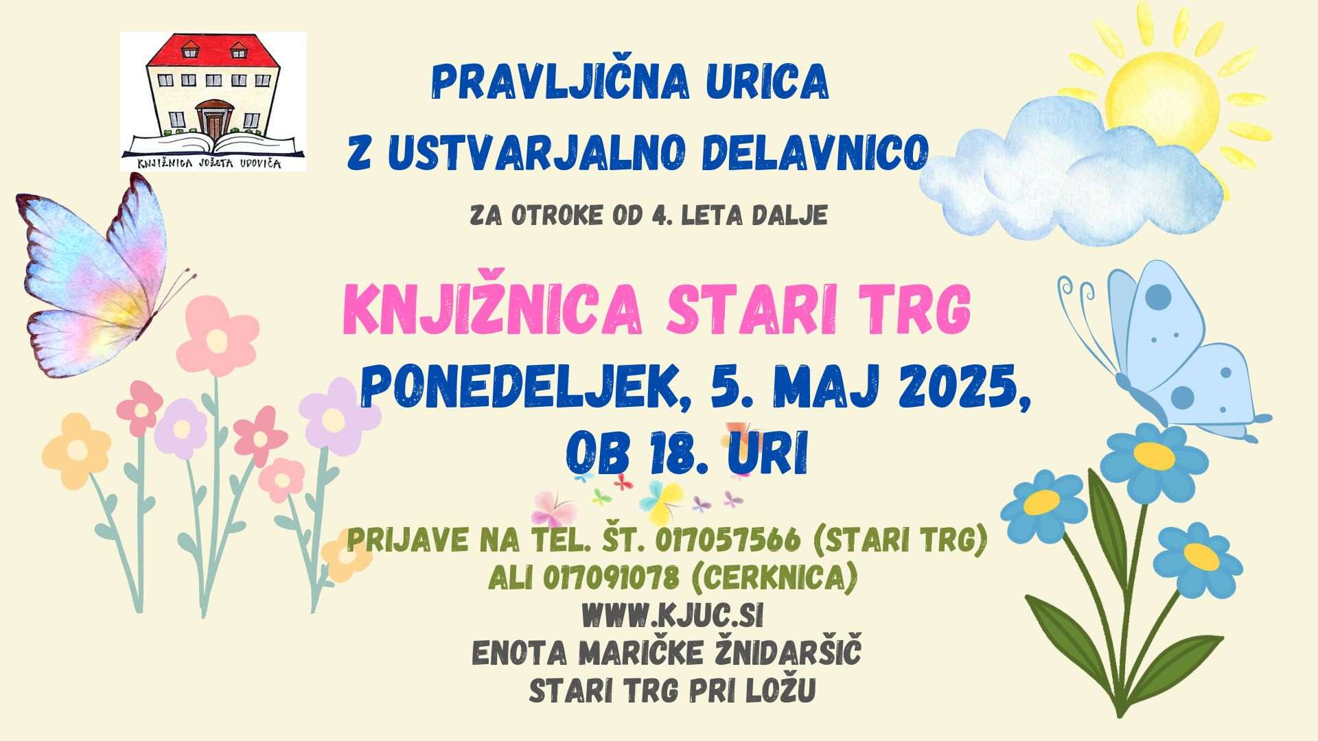 Pravljična urica z ustvarjalno delavnico