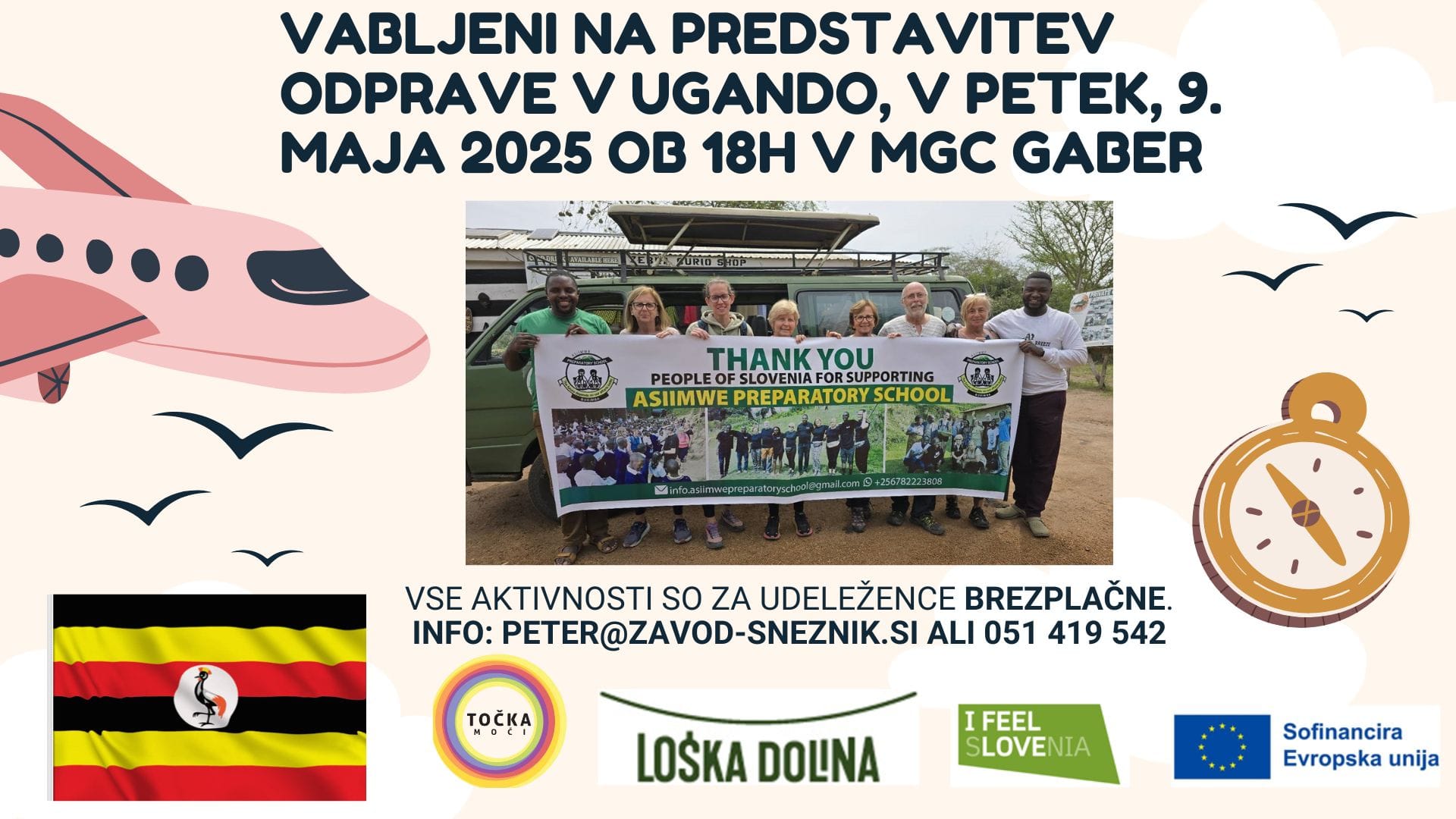 Predstavitev odprave v Ugando