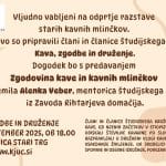 Odprtje razstave starih kavnih mlinčkov