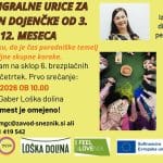 Gibalno igralne urice za mamice in dojenčke od 3. do 12. meseca