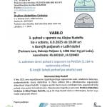 3. pohod v spomin na Alojza Rudolfa na Gornjih Poljanah