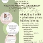 Anita Zigmund: Bioresonančna terapija – naravna podpora telesa pri samozdravljenju predavanje