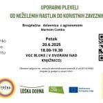 Delavnica Uporabni pleveli: od neželenih rastlin do koristnih zaveznikov