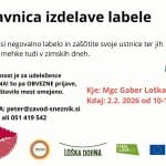 Delavnica izdelave labele