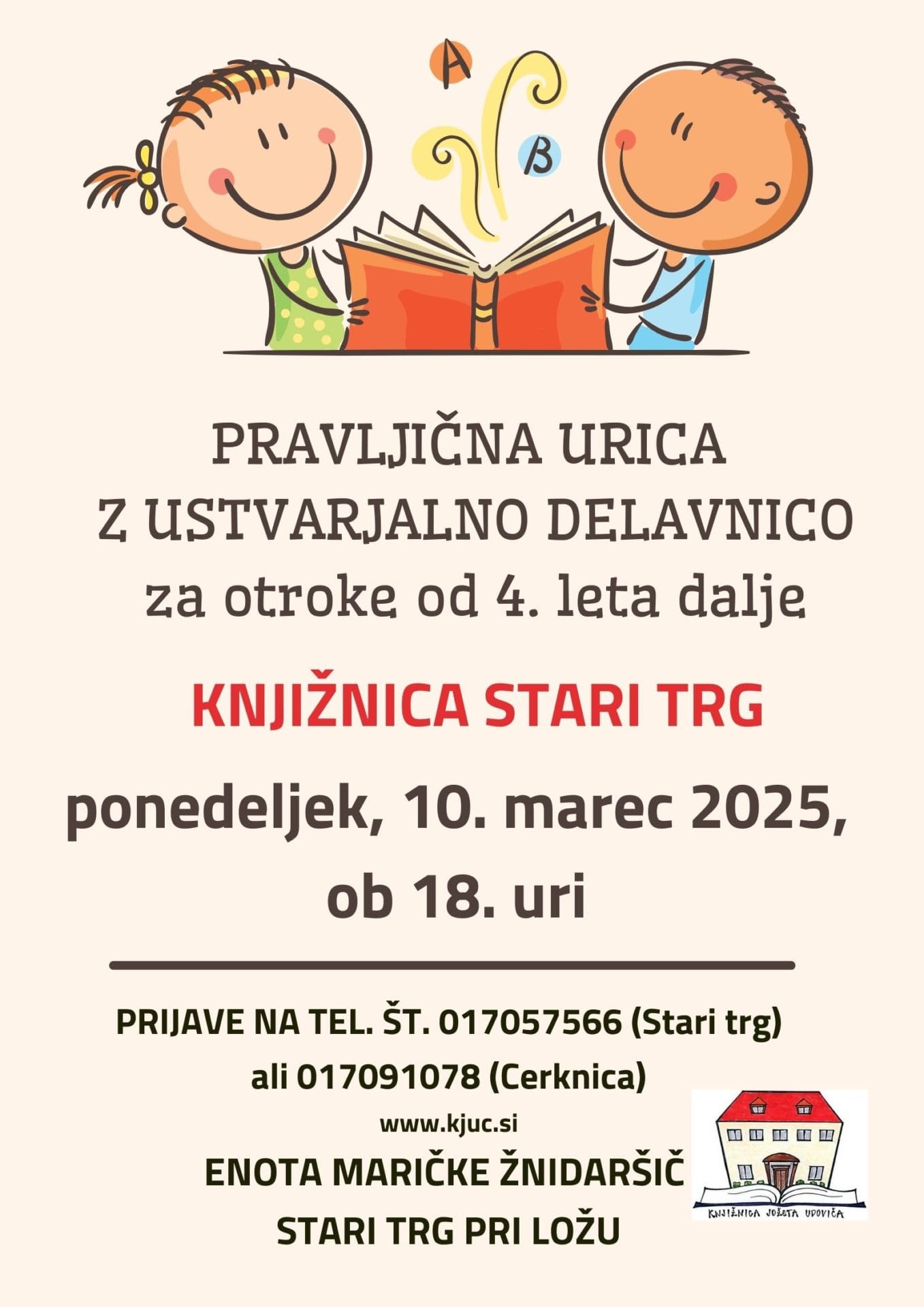 Pravljična urica z ustvarjalno delavnico