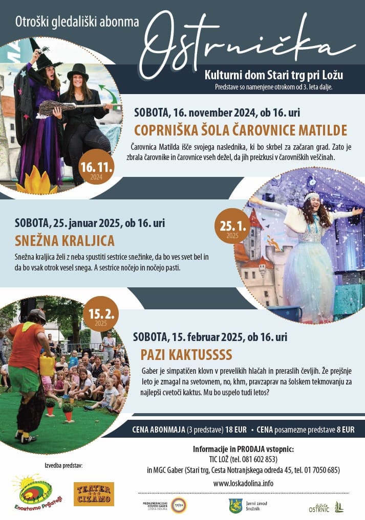 Otroški gledališki abonma Ostrnička