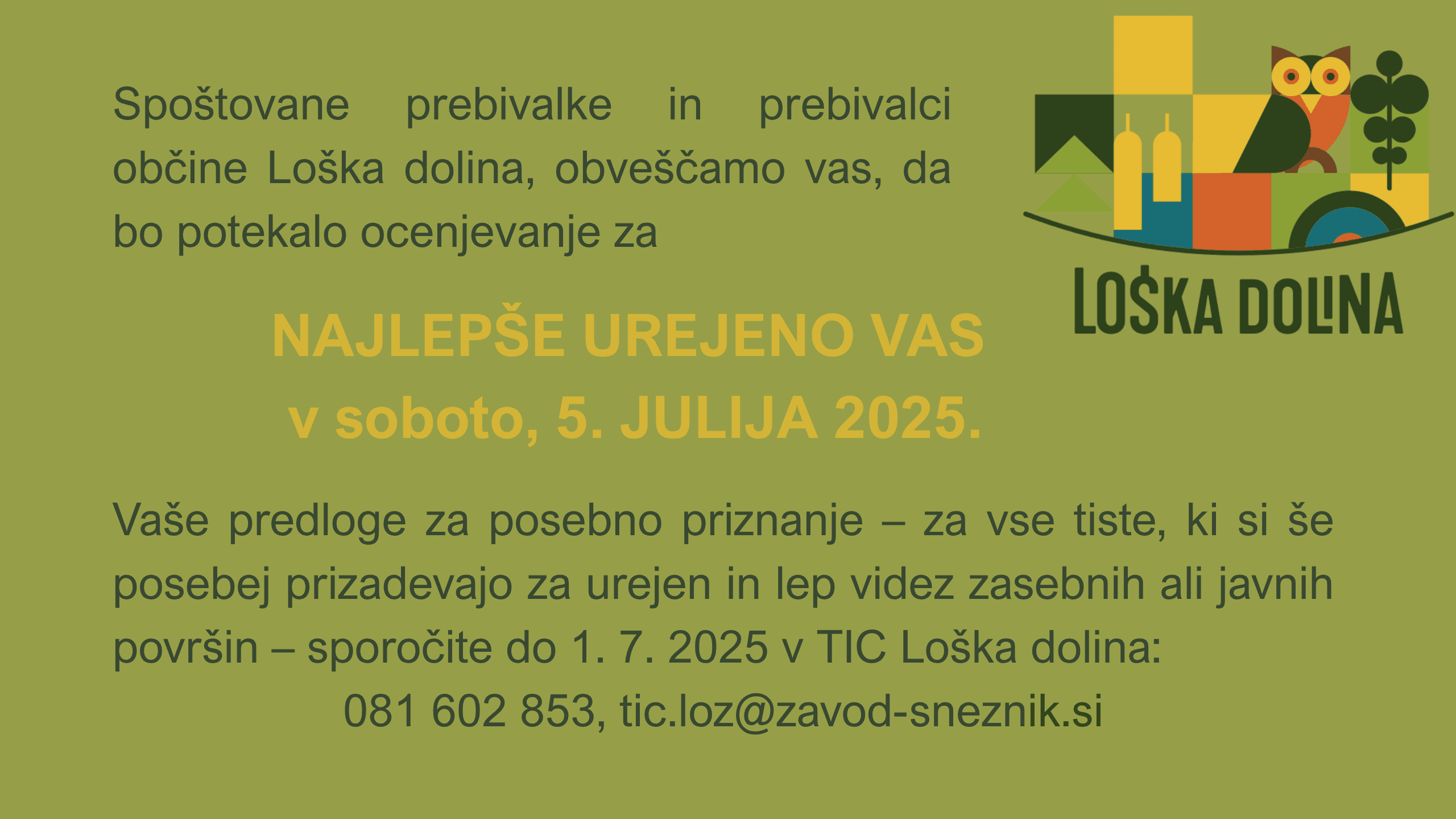 Ocenjevanje urejenosti vasi