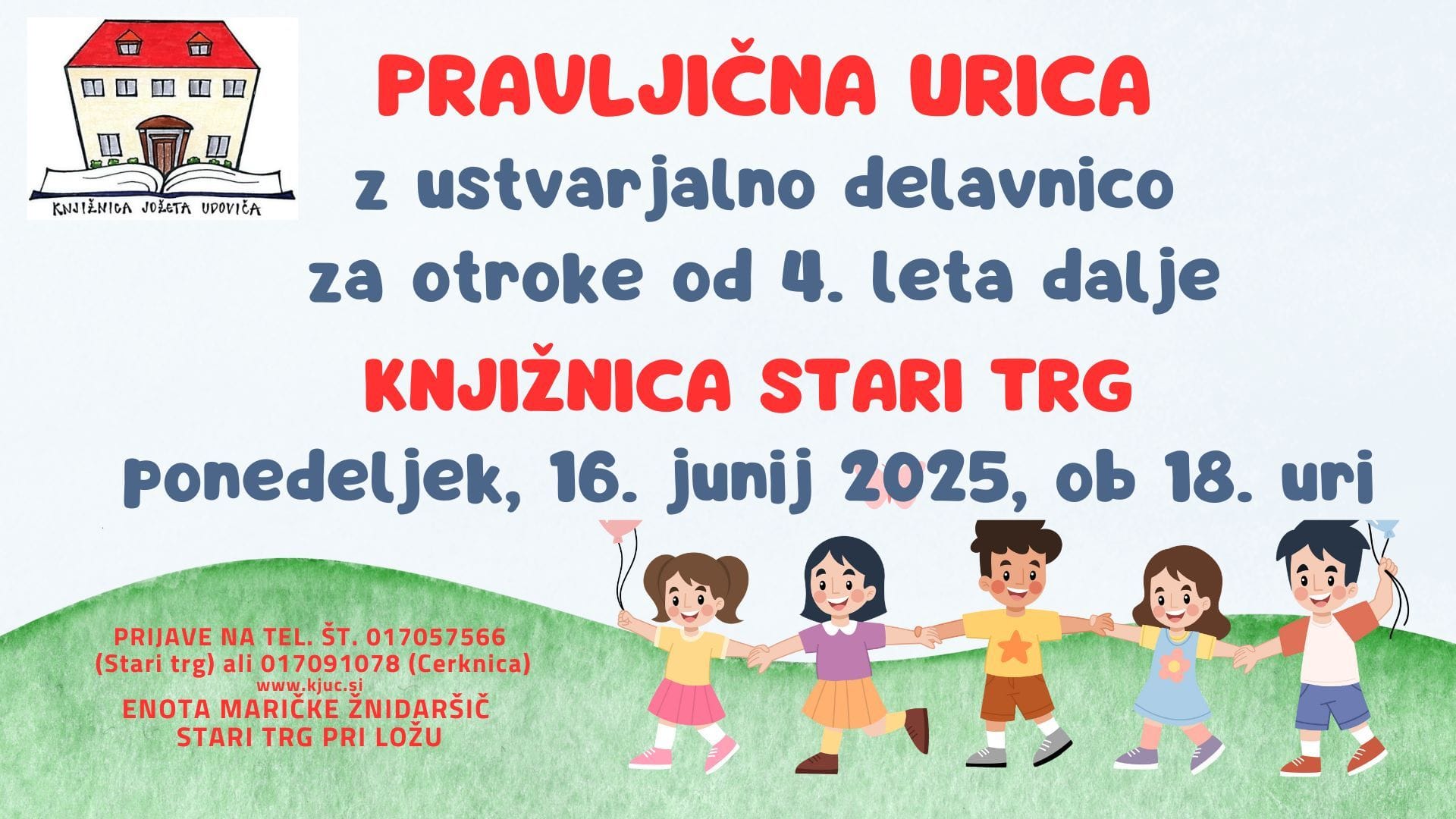 Pravljična urica z ustvarjalno delavnico