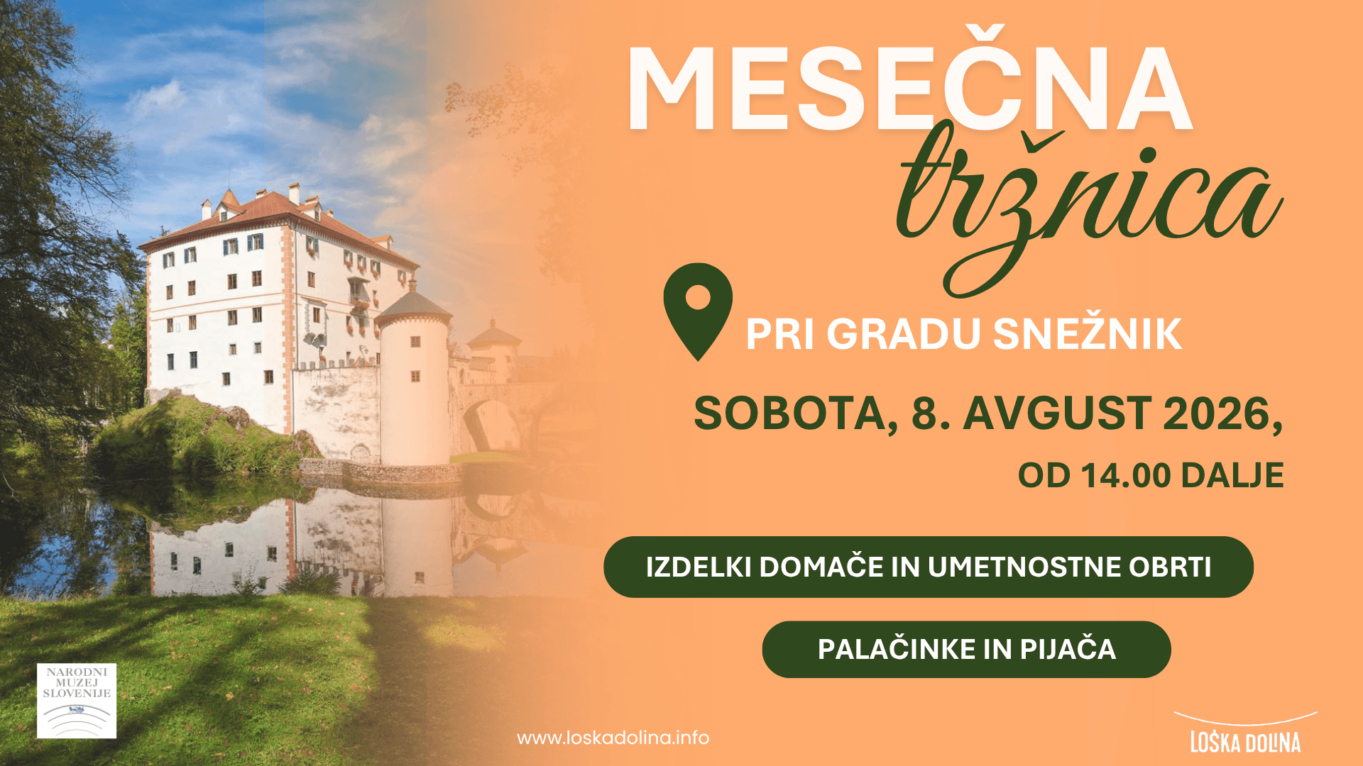Mesečna tržnica – AVGUST 2026
