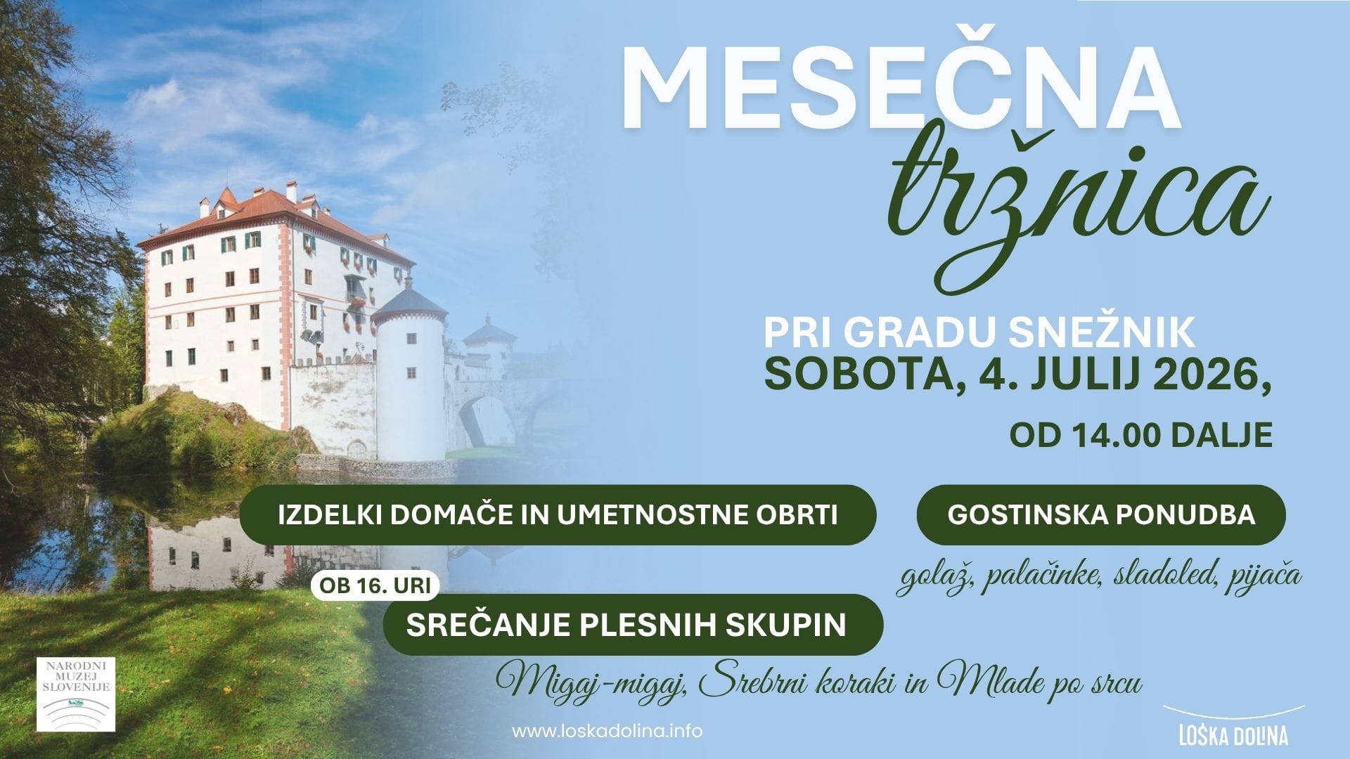 Mesečna tržnica – JULIJ 2026