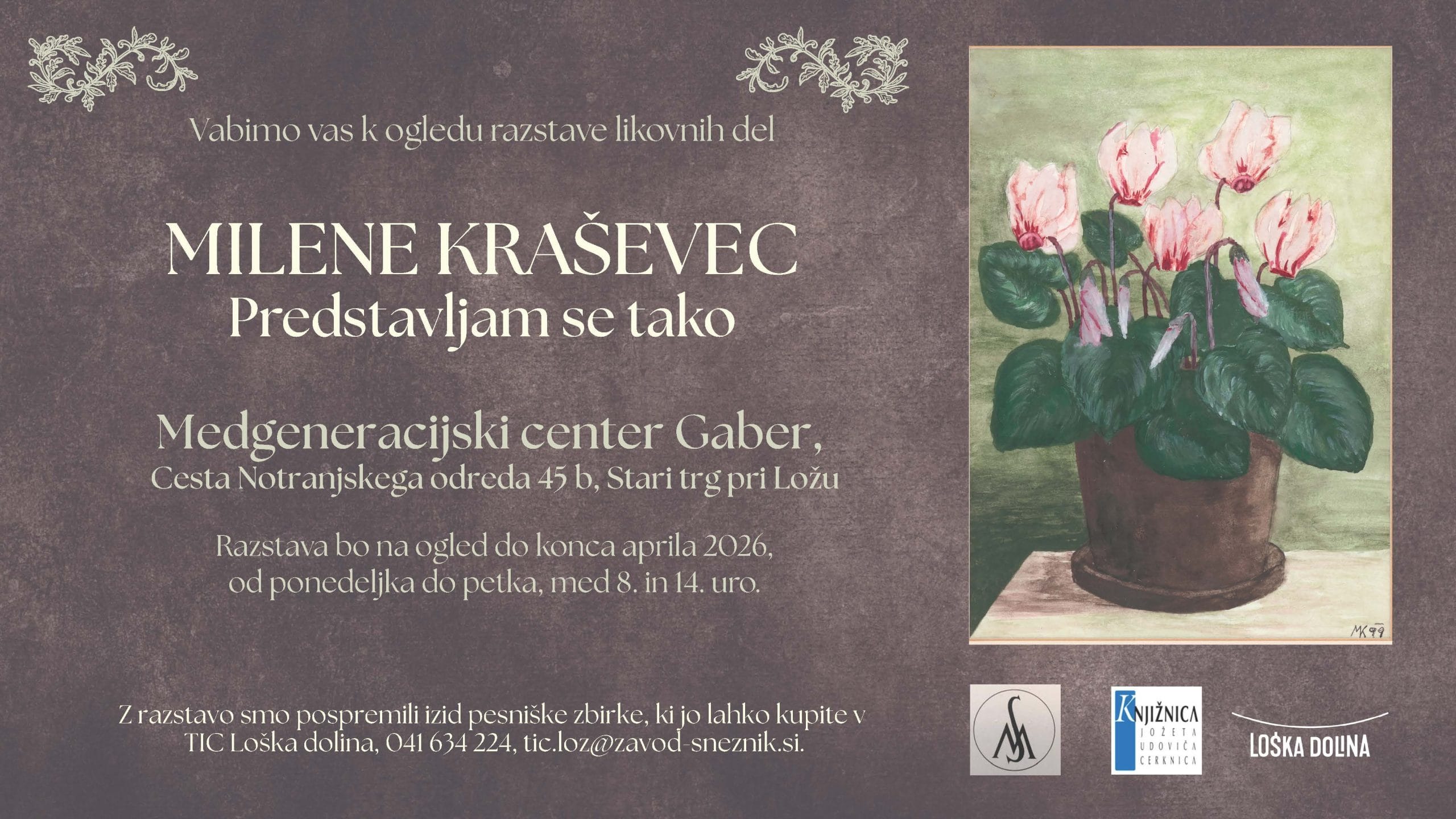 Milena Kraševec_vabilo razstava