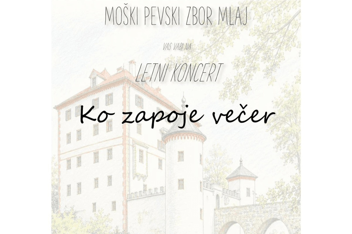 Koncert moškega pevskega zbora Mlaj