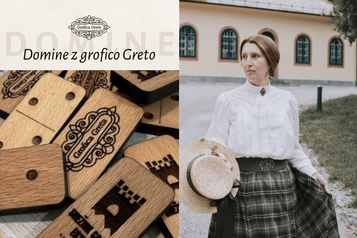 Domine z grofico Greto