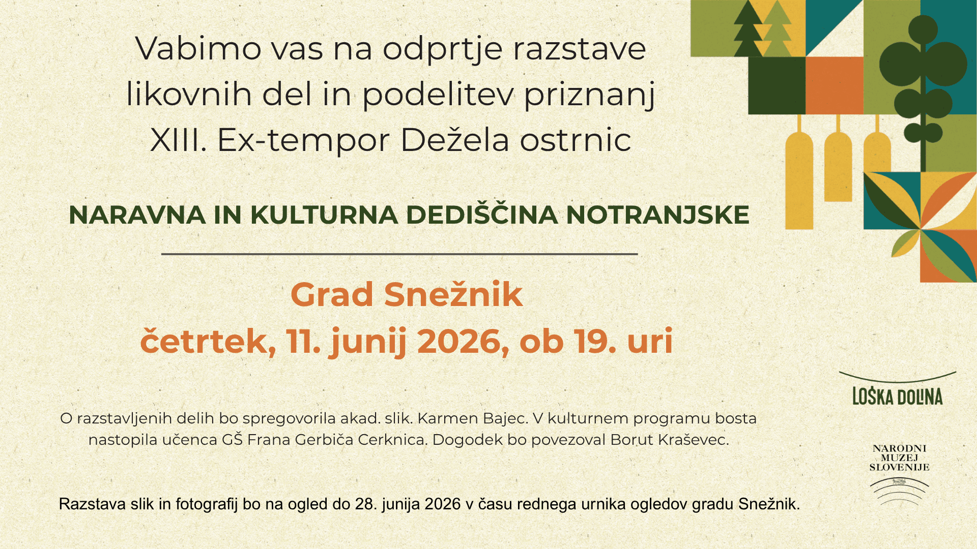 Vabilo Ex-tempore 2026