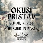Okusi pristav: burger in pivo