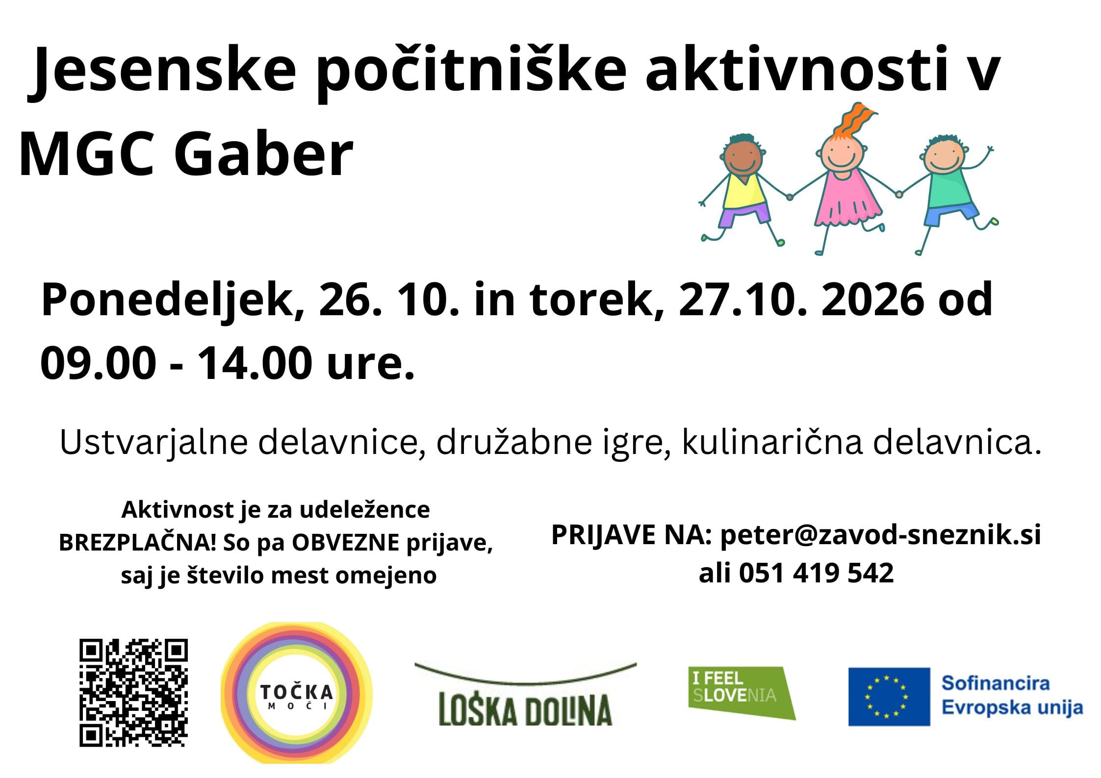 POČITNIŠKI PROGRAM 2627102026