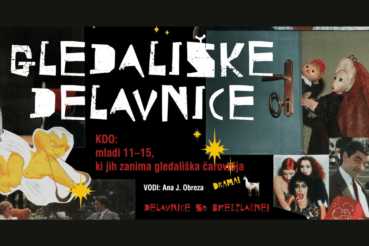 Brezplačne gledališke delavnice za mlade med 11. in 15. letom starosti